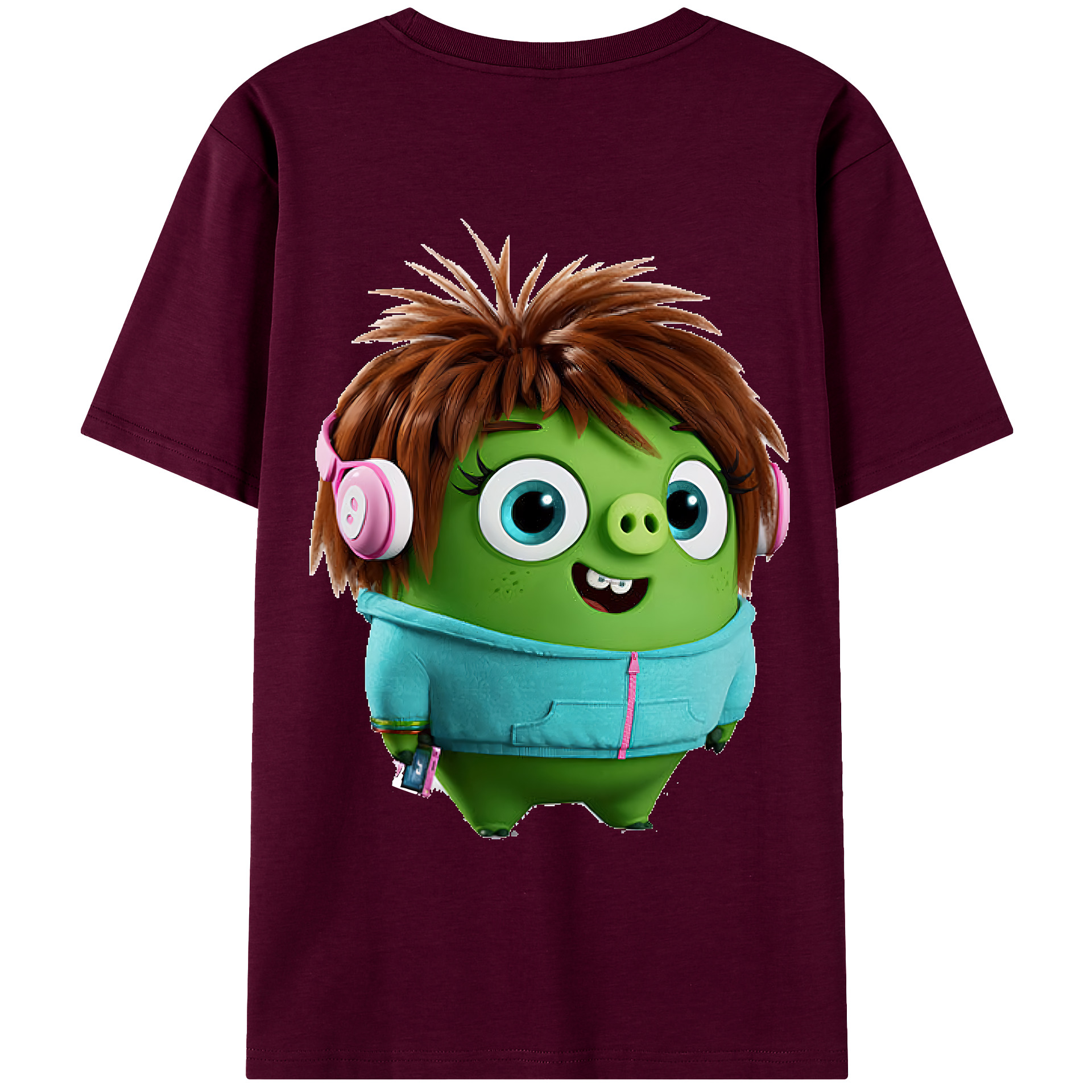 （画像用） Angry Birds アングリーバード レディース半袖Tシャツ(バックプリント)